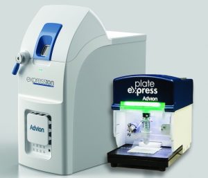 Liquid Chromatography – Mass Spectrometry (LC-MS) (Advion LC-MS) with TLC-MS